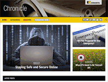 Tablet Screenshot of chronicle.kennametal.com